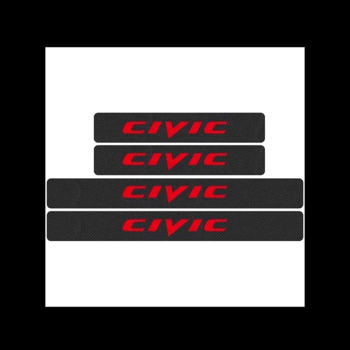 Карбонови стикери за прагове на Honda  Civic  Crv Accord Jazz