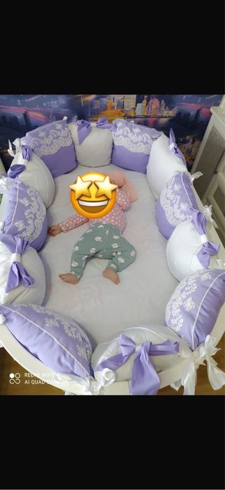 Продам кроватку с бортиками