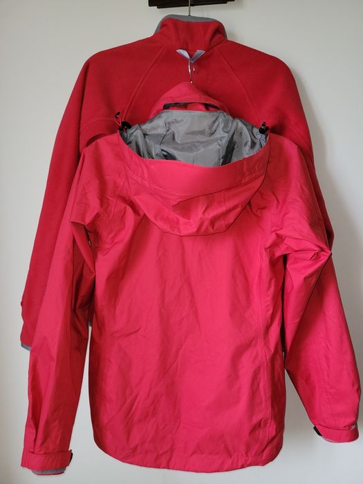 Geaca rosie Adidas 2 in 1 pt ski