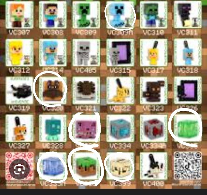 Фигурки kinder joy minecraft