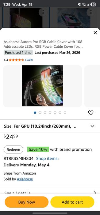 Cable cover rgb pc Asiahorse