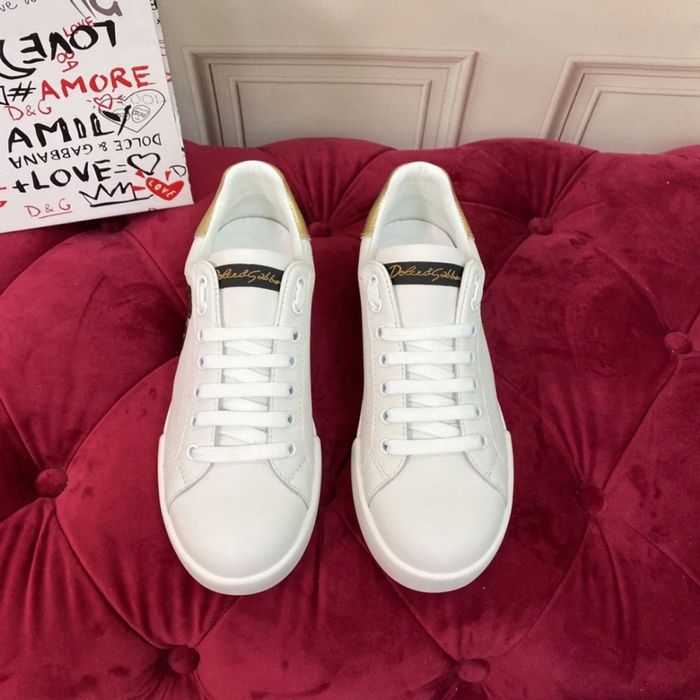 D&G Sneaker / Beige / White
