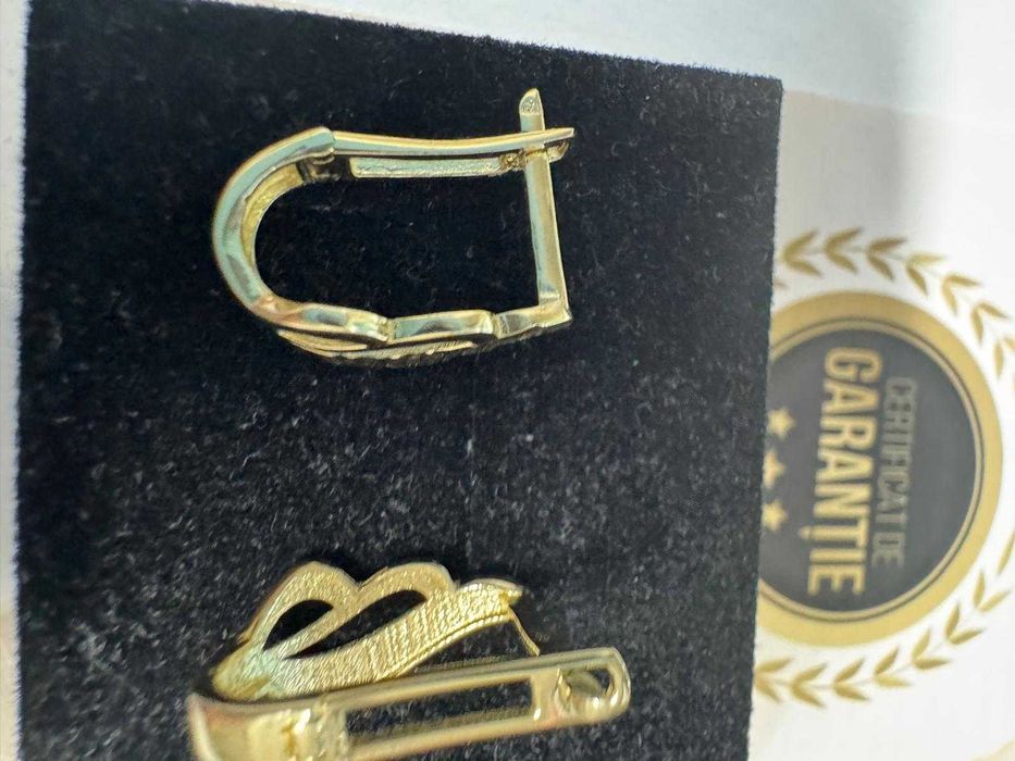 Cercei din aur 14k (69659.1/ 10 Pacurari 1) garantie 2 ani!