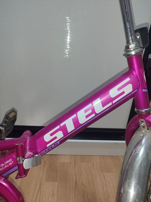 Велосипед stels розовый