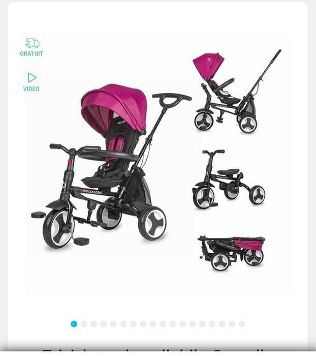 Tricicleta multifuncțională