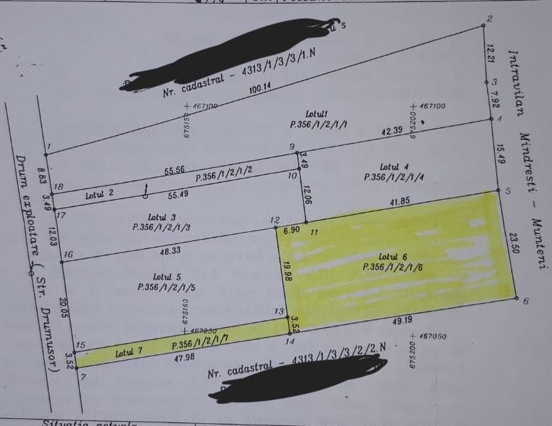 Teren de vanzare Mandresti Munteni - Langa A7