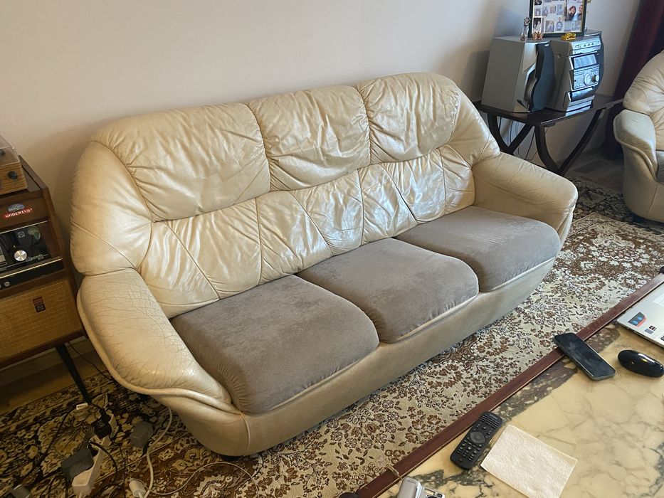 Кожена холна гарнирура