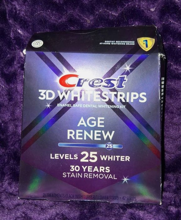 Crest 3D Whitestrips Benzi albire dinti SUPREME AGE RENEW 16% peroxid