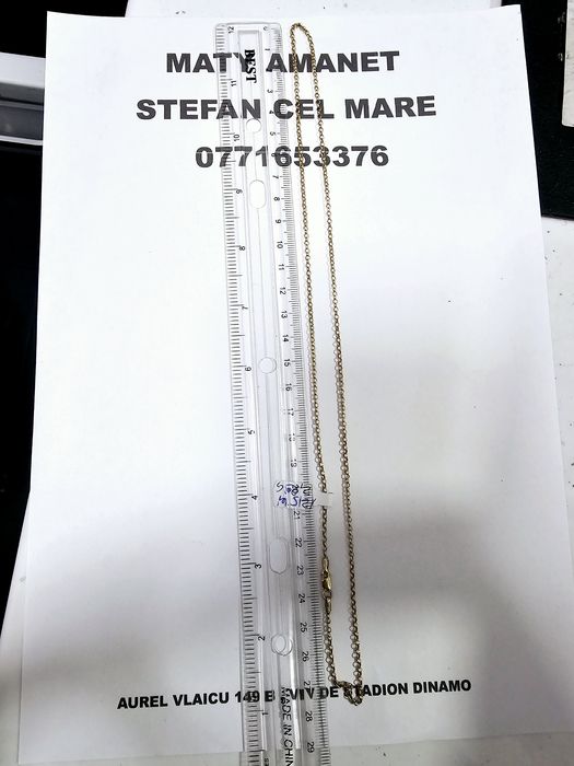 Vand lantisor din aur 14 k 2.89 g cod 596