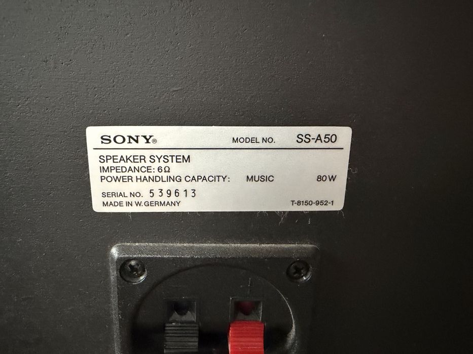 Sony SS-A 50 сони