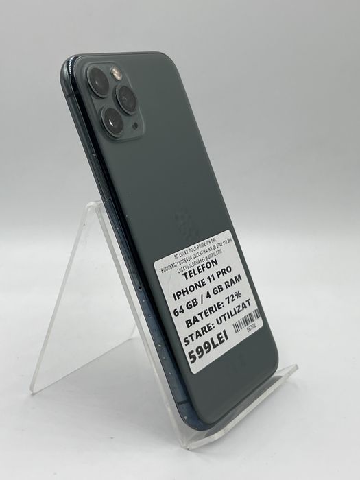 Amanet LuckyGold Colentina / Iphone 11 Pro 64gb/4gb ram 72% baterie #56382