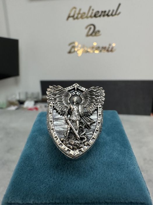 Inel Argint 925 Sfantul Mihail Custom