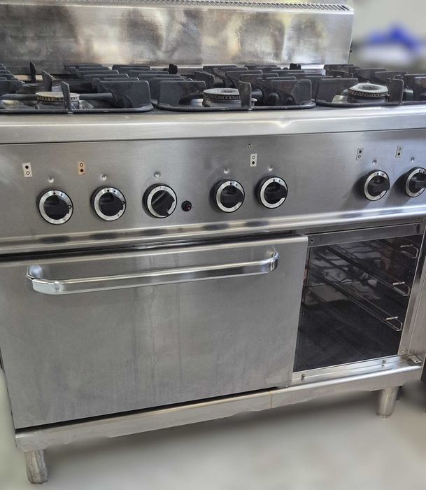 Aragaz profesional,6 arzatoare,masina de gatit profesionala,horeca,GAZ