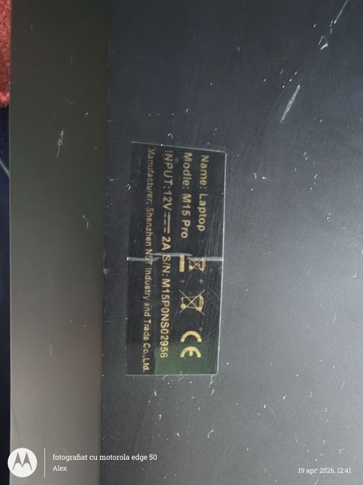 Laptop SGIN M15 PRO Pentru piese