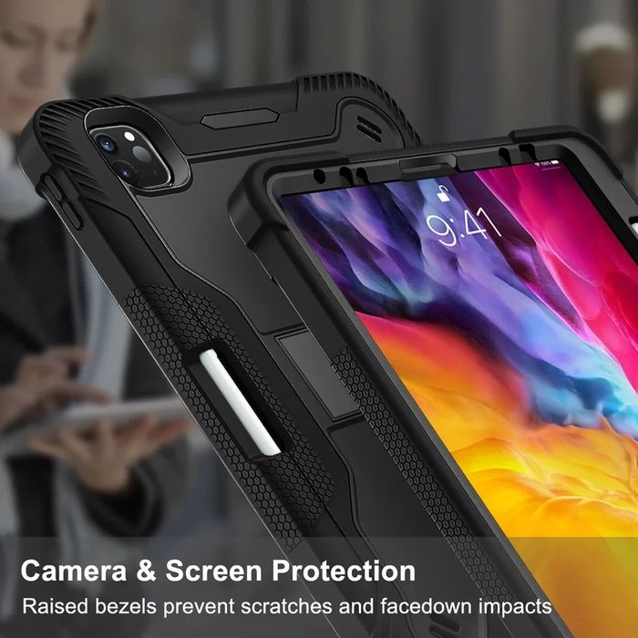 Apple iPad Pro / Air 11" 13" / 2024/2025 / Трислоен удароустойчив кейс