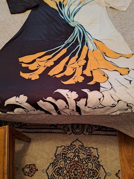 Продаётся платье бохо,размер 54-60.ткань вискоза.