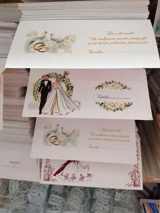 Plicuri nunta 1 leu și 2 lei buc cu și fără personalizare