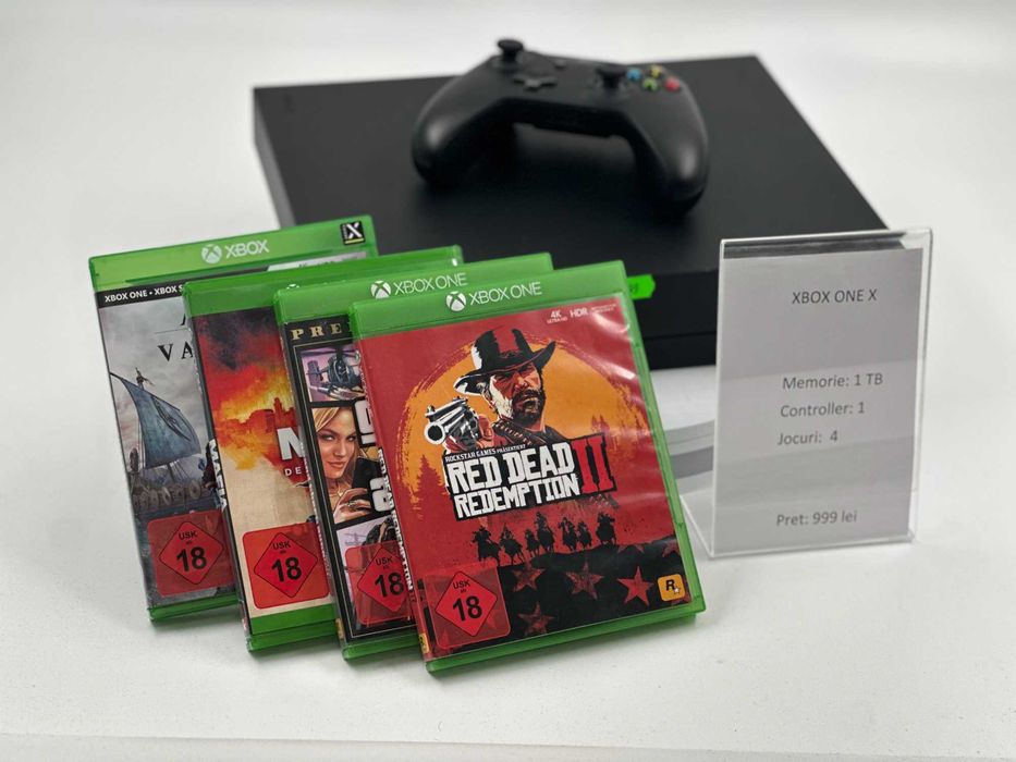 Xbox One X 1TB Garantie 24 Luni CashBox