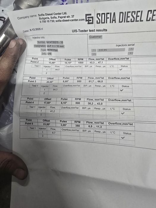 Дюзи за VAG група - 04l 130 277AC  - Рециклирани