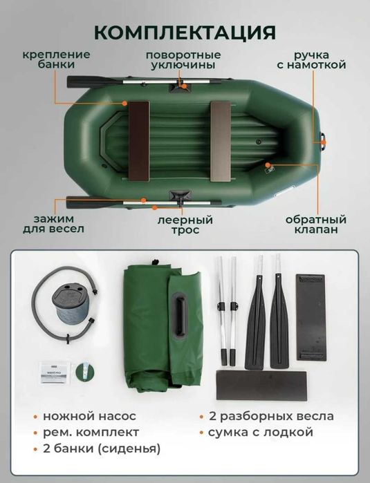 ПВХ Лодка RUFF 260НД