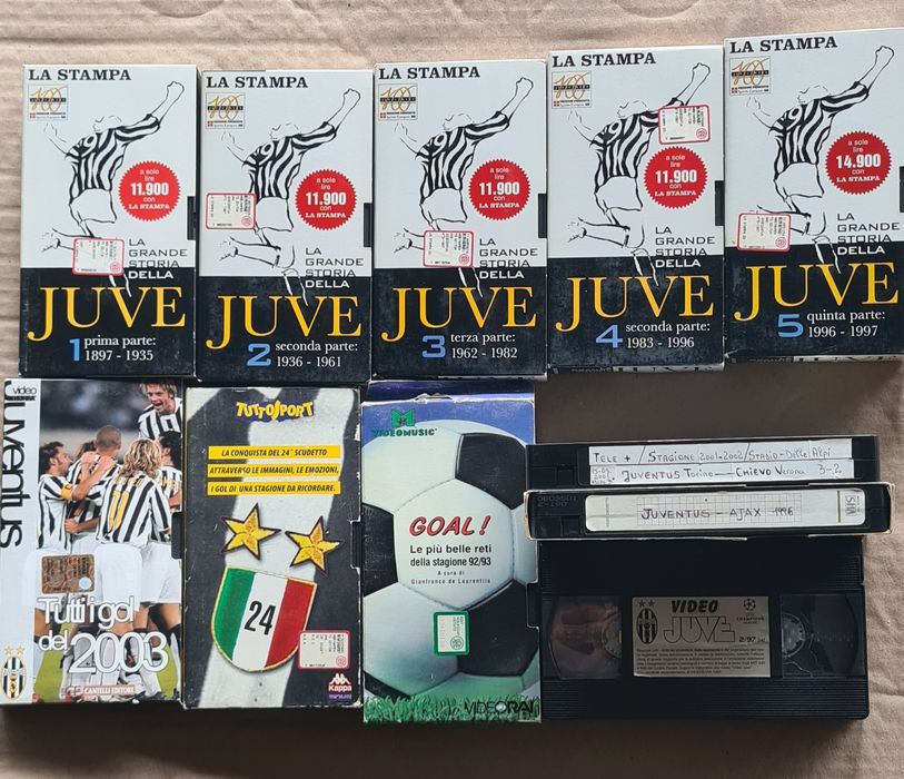 Juventus casete video vechi