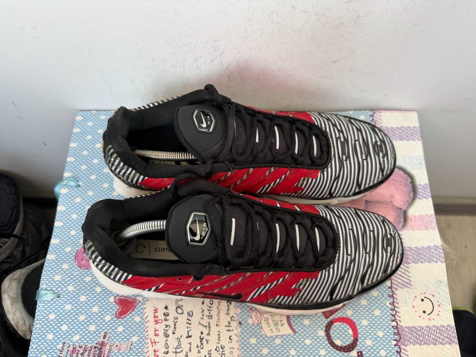 Nike Air Max Plus Striped Black White''оригинални маратонки 45 номер
