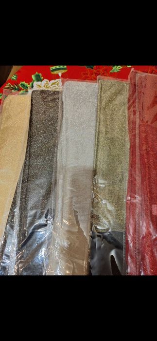 Шалове от сурова коприна с копринена органза