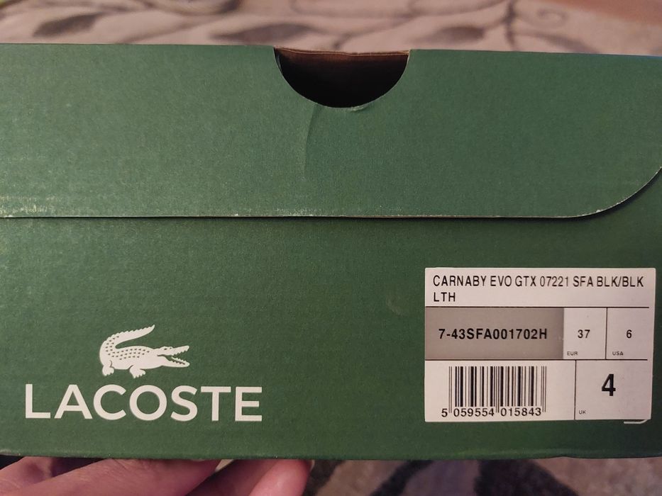 Vand adidasi impermeabil Lacoste Carnaby Evo Gtx GORE-TEX