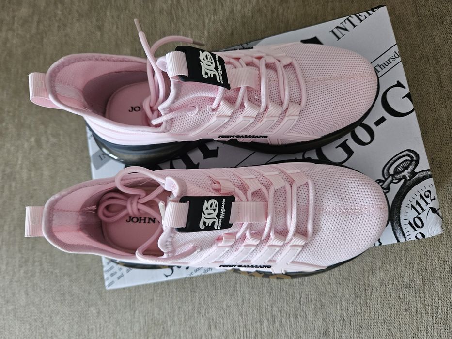 John Galliano adidasi Knit antique pink autentic