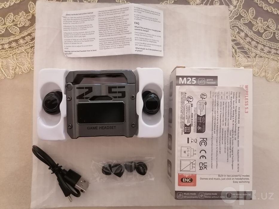 М25 GAME HEADSET HI-FI сифатли овоз чикариб берувчи блутусли кулокчин.