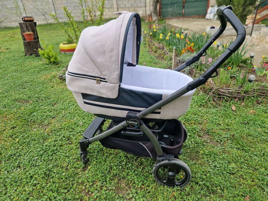 Бебешка количка 3в1 Peg Perego BOOK PLUS Modular Elite Luxe Beige 2017