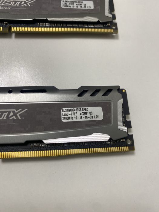 Озу Ddr4 crucial ballistix