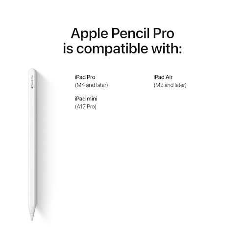 Стилус Apple Pencil Pro с натиск и магнитно зареждане