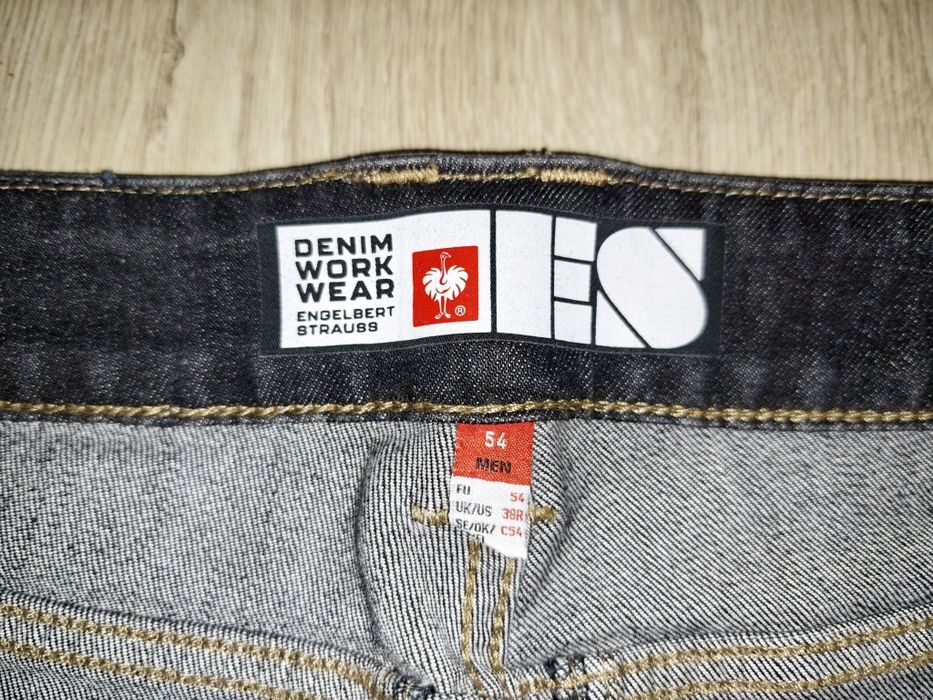 Engelbert Strauss Cargo worker jeans POWER denim, мъжки работни панталони, дънки