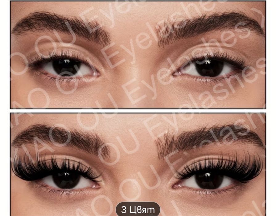 Снопчета мигли от норка