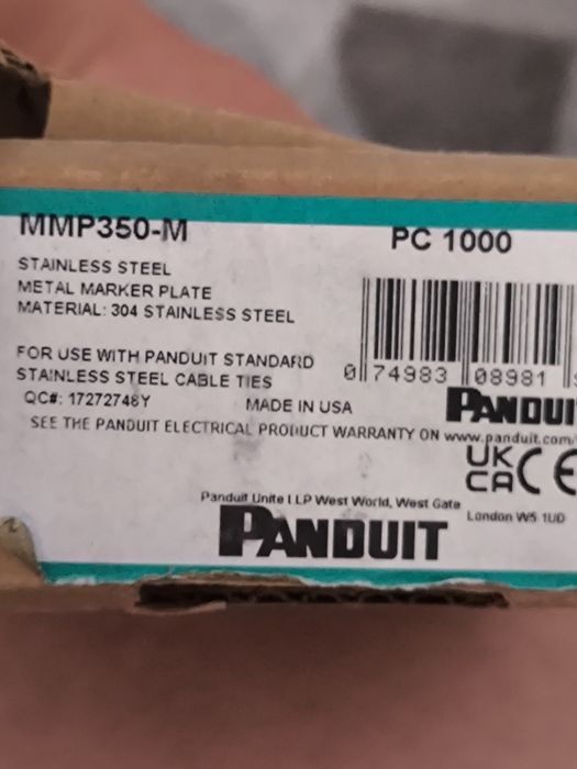 Металлические бирки для маркировки