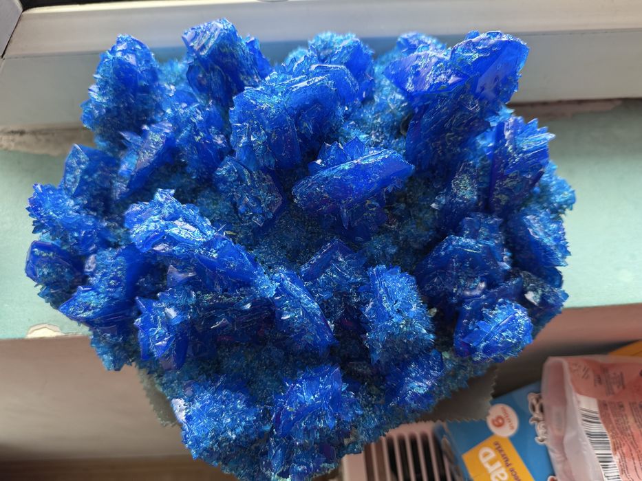 Mineral albastru Calcantita 32 cm lungime,25 cm latime, 20 cm inaltime