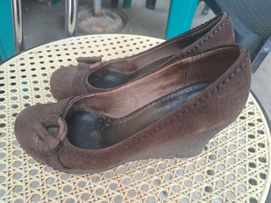 Pantofi piele întoarsă