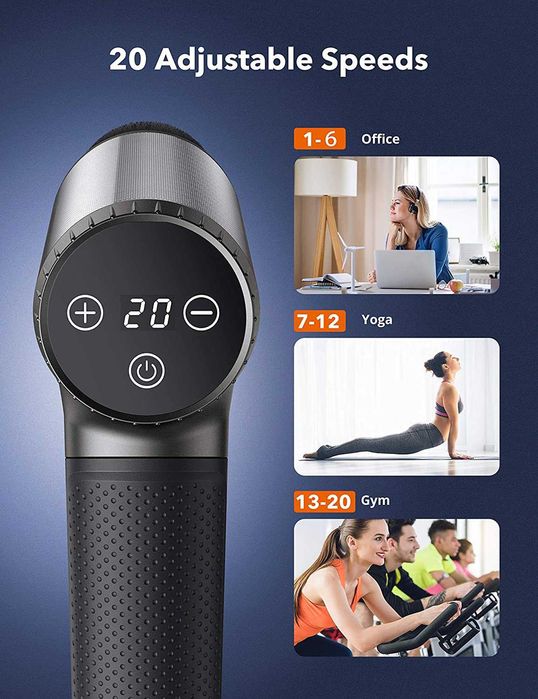 TaoTronics Muscle Massage Gun вибрационен масажен пистолет