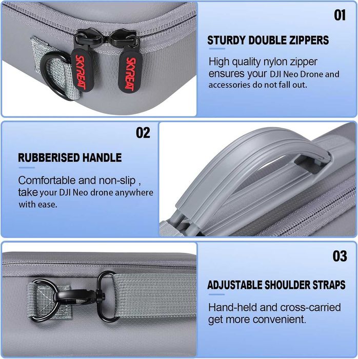 Geanta transport/ protectie drone Neo DJI, GRI, REDUS de la 250RON