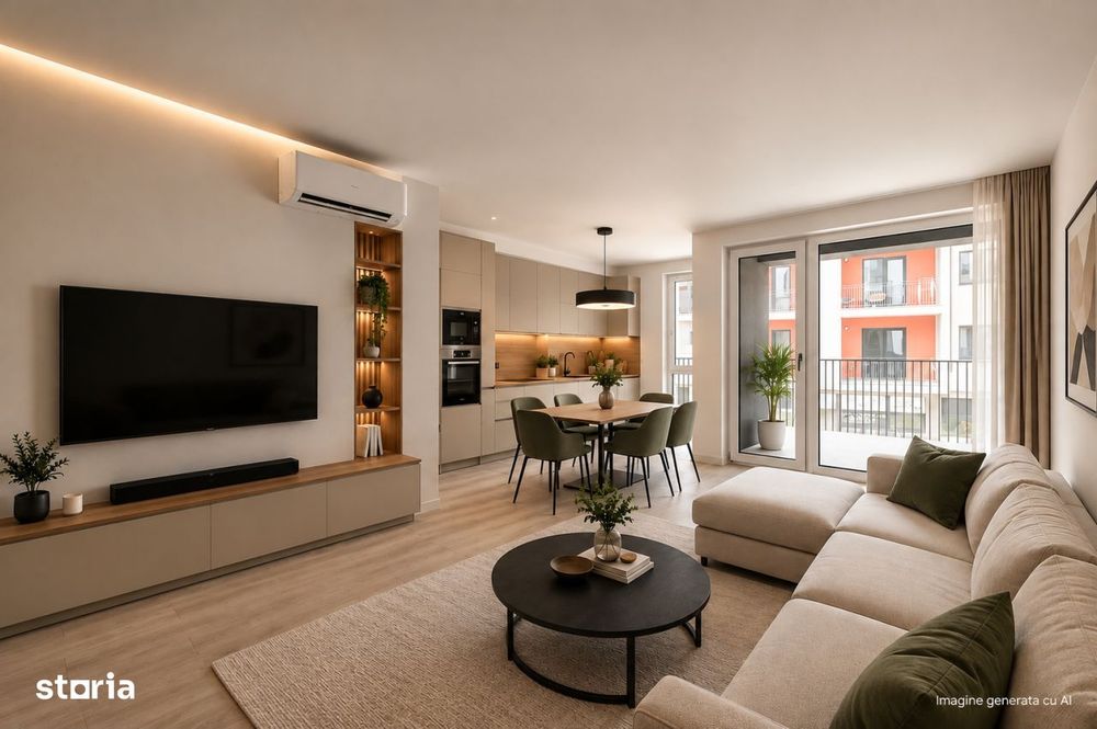 Apartament nou 2 camere, terasa 14,15 mp | Sunbelt Mehala | Comision 0