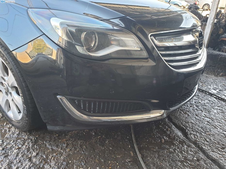 Bara Spoiler Fata FARA Grila si Emblema cu Locas Senzori Parcare Opel Insignia A FL Facelift 2013 - 2017 Culoare Z22C [K6052]