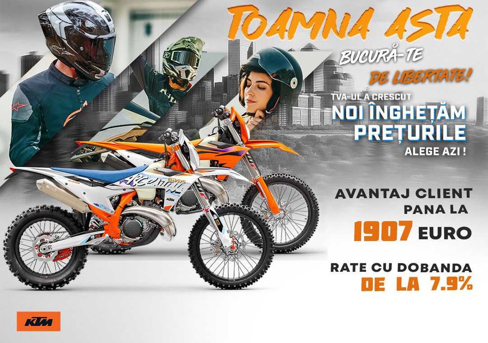 Motociclete KTM (Finantare flexibila)