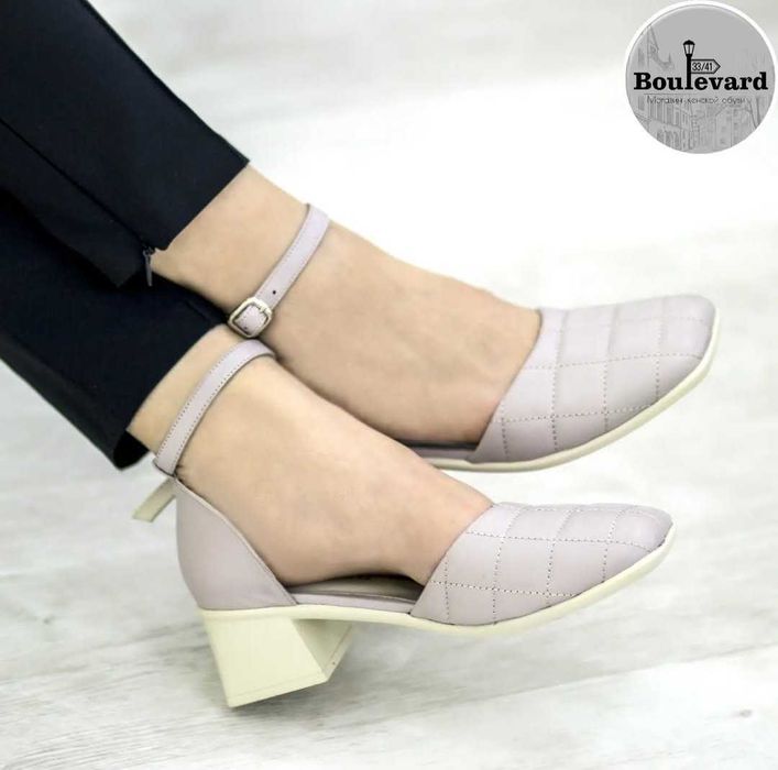 Босоножки женские кожаные