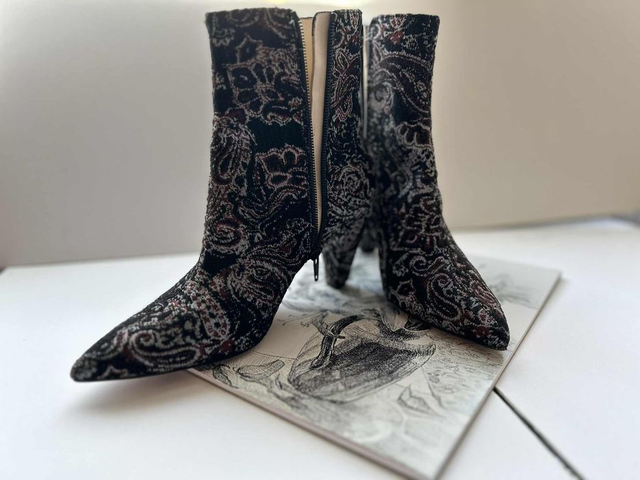 Боти Pinko, текстил и естествена кожа