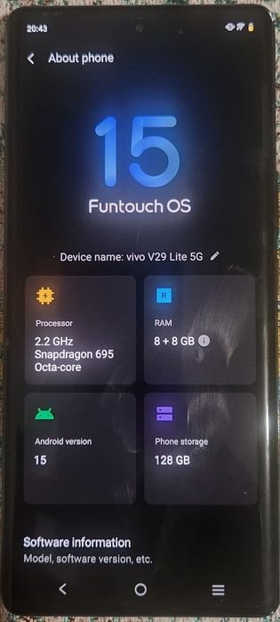 Vivo V29 Lite 5G 128gb