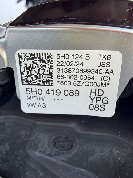 Volan + Airbag VW Golf 8, Arteon R Line : 5H0419089HD