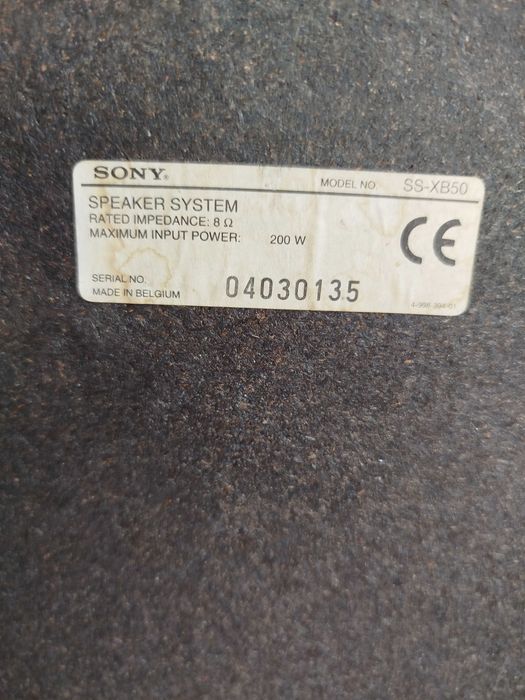 Тонколони SONY SS-XB50
