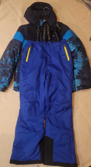 Costum ski baieti albastru