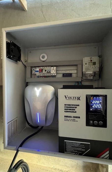 Установка зарядные станции для электромобилей